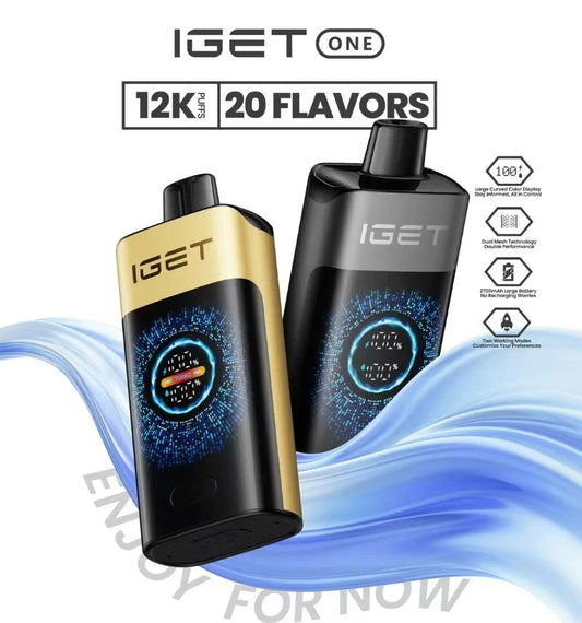 5 x IGET One 12000 Puffs $209.99 AUD