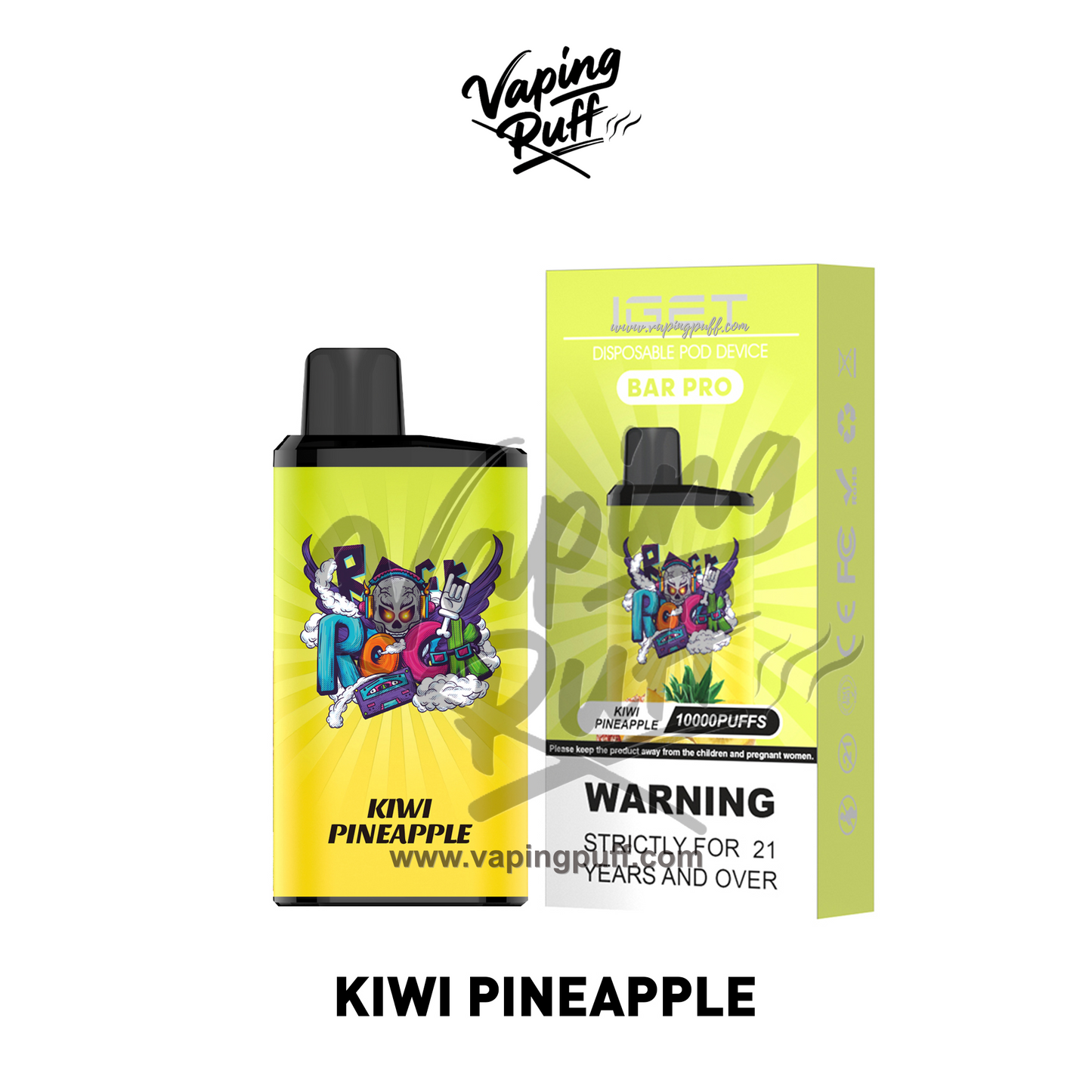 IGET Bar Pro 10000 Puffs - Kiwi Pineapple