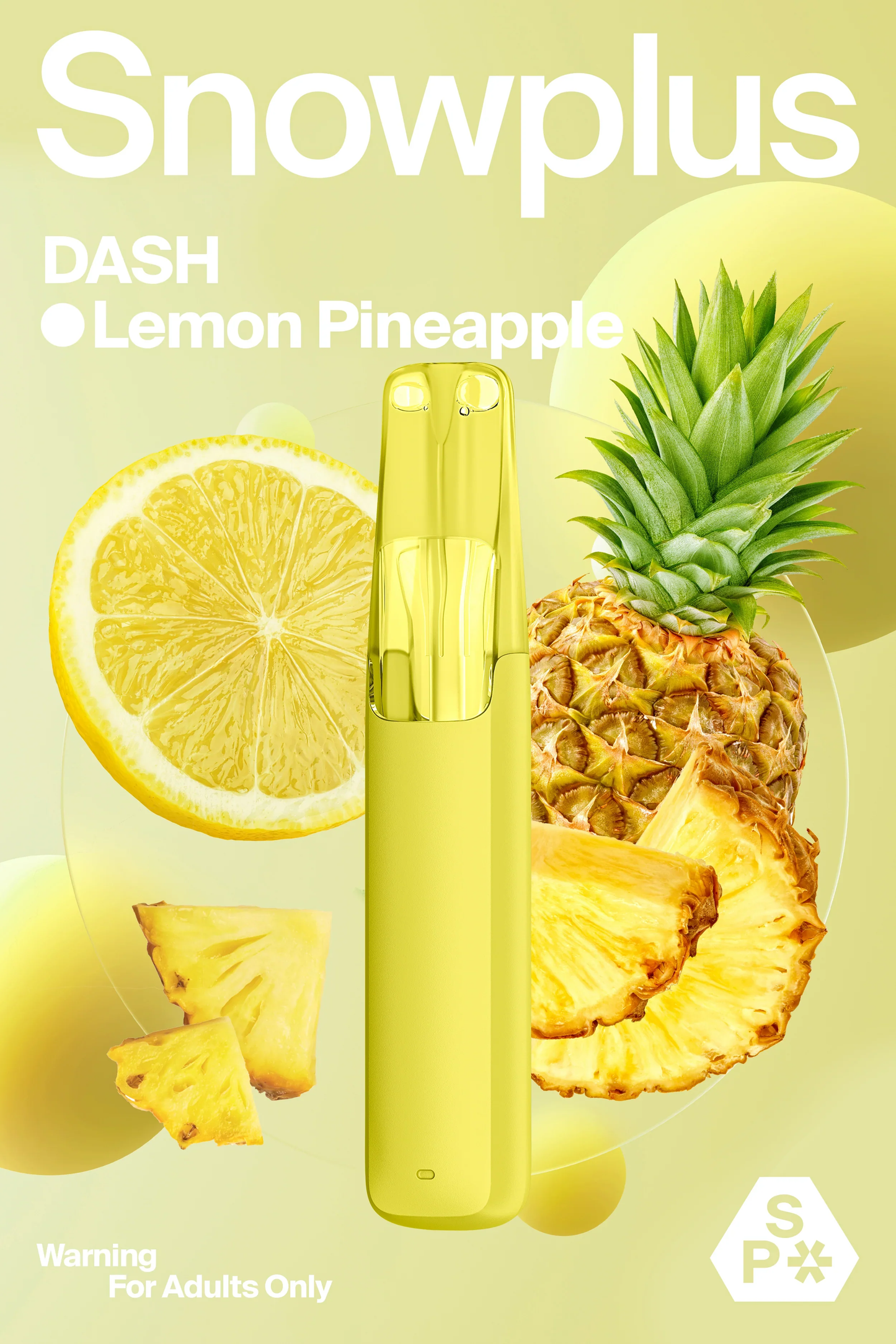 Snowplus DASH 4000 Puffs - Lemon Pineapple