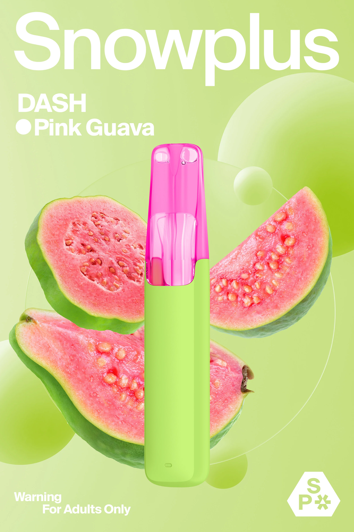Snowplus DASH 4000 Puffs - Pink Guava