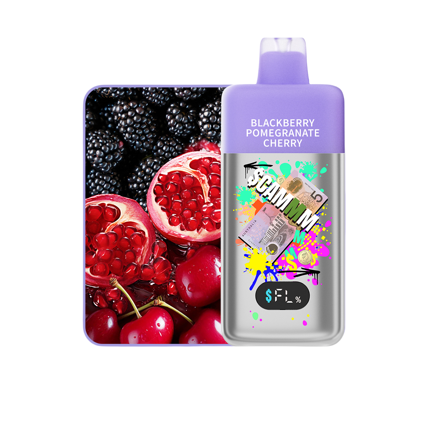$cammm 15000 Puffs - Blackberry Pomegranate Cherry