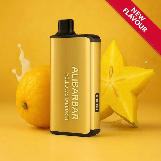 Alibarbar Ingot 9000 Puffs - Yellow Staburst