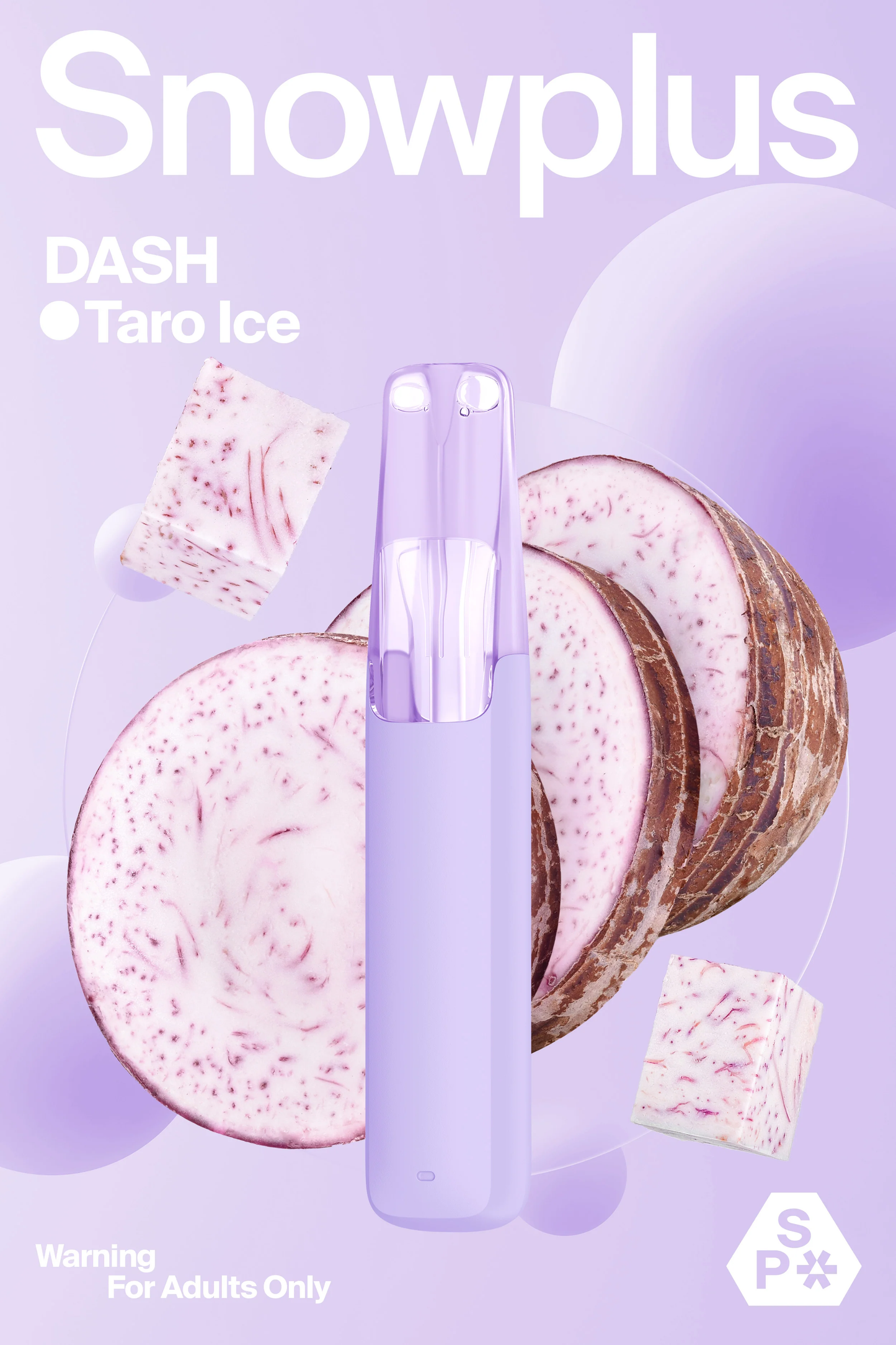 Snowplus DASH 4000 Puffs - Taro Ice