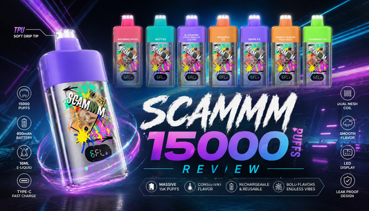 SCAMMM 15000 Review Australia 2026: Long-Lasting 15000 Puffs Disposable