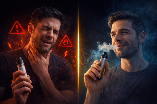 Why Does My Vape Hurt My Throat? Common Causes and Easy Fixes