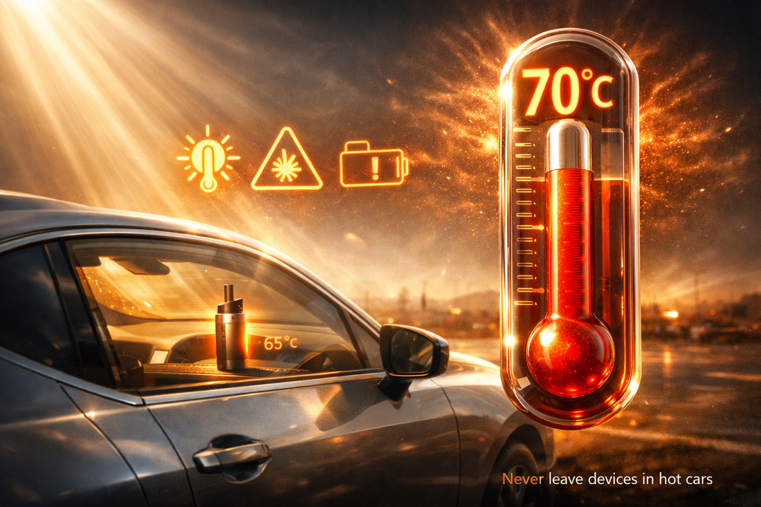 Never Leave Your Vape in the Car: Heat Damage, Battery Risks and Storage Tips