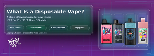 What Is a Disposable Vape? Puff Count, Airflow & Value Guide (IGET + SCAMMM)