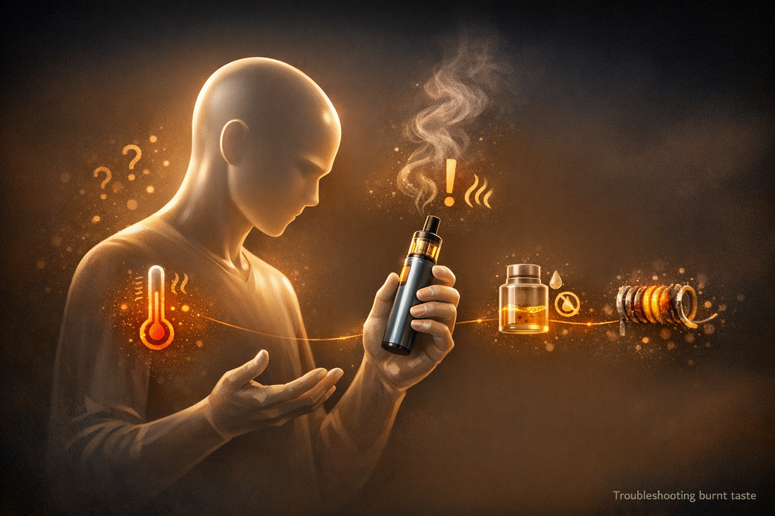 Why Does My Vape Taste Burnt? Causes and How to Fix It