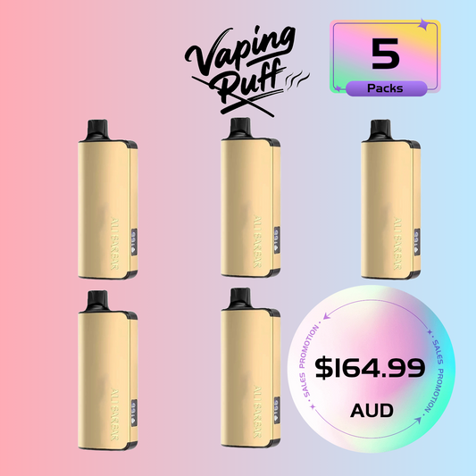 5 x Alibarbar Ingot 9000 Puffs $164.99 AUD
