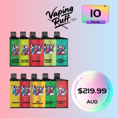 10 x IGET Bar 3500 Puffs $219.99 AUD