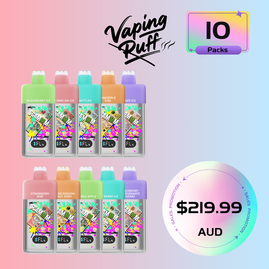 10 x Scam 15000 Puffs $219.99 AUD
