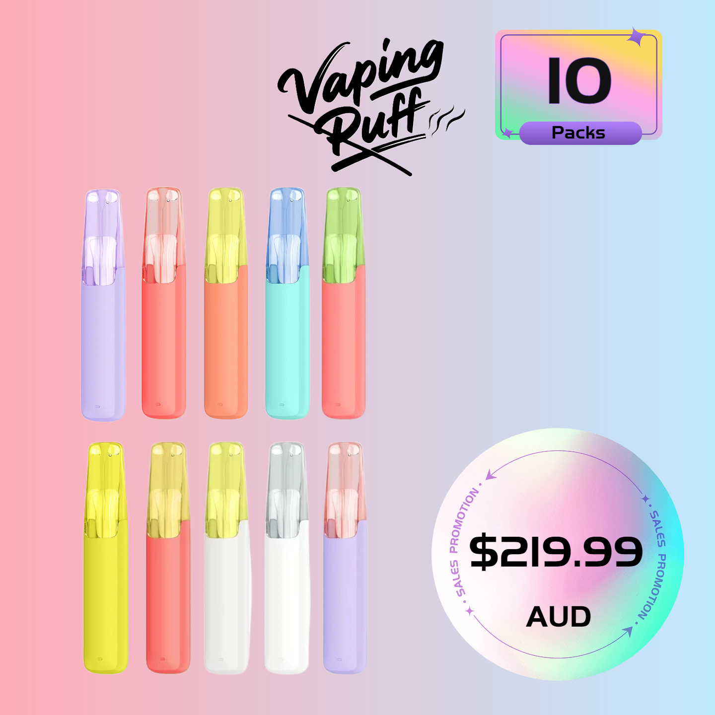 10 x Snowplus DASH 4000 Puffs $219.99 AUD