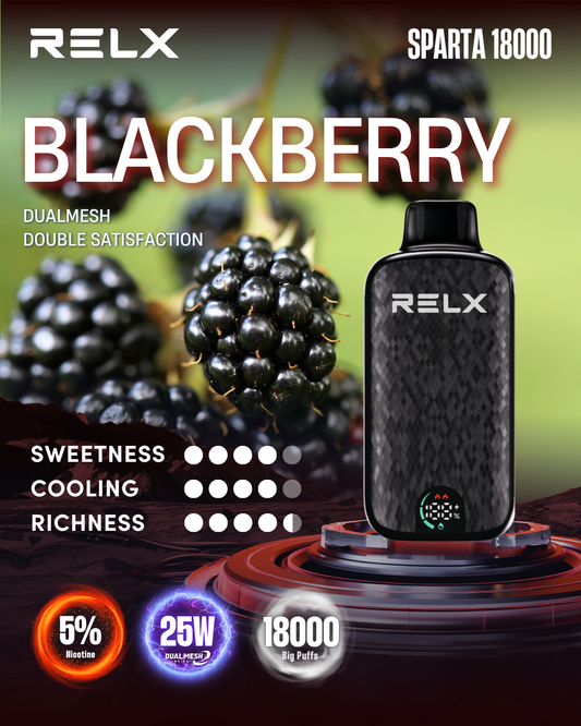 RELX Sparta 18000 Puffs - Blackberry