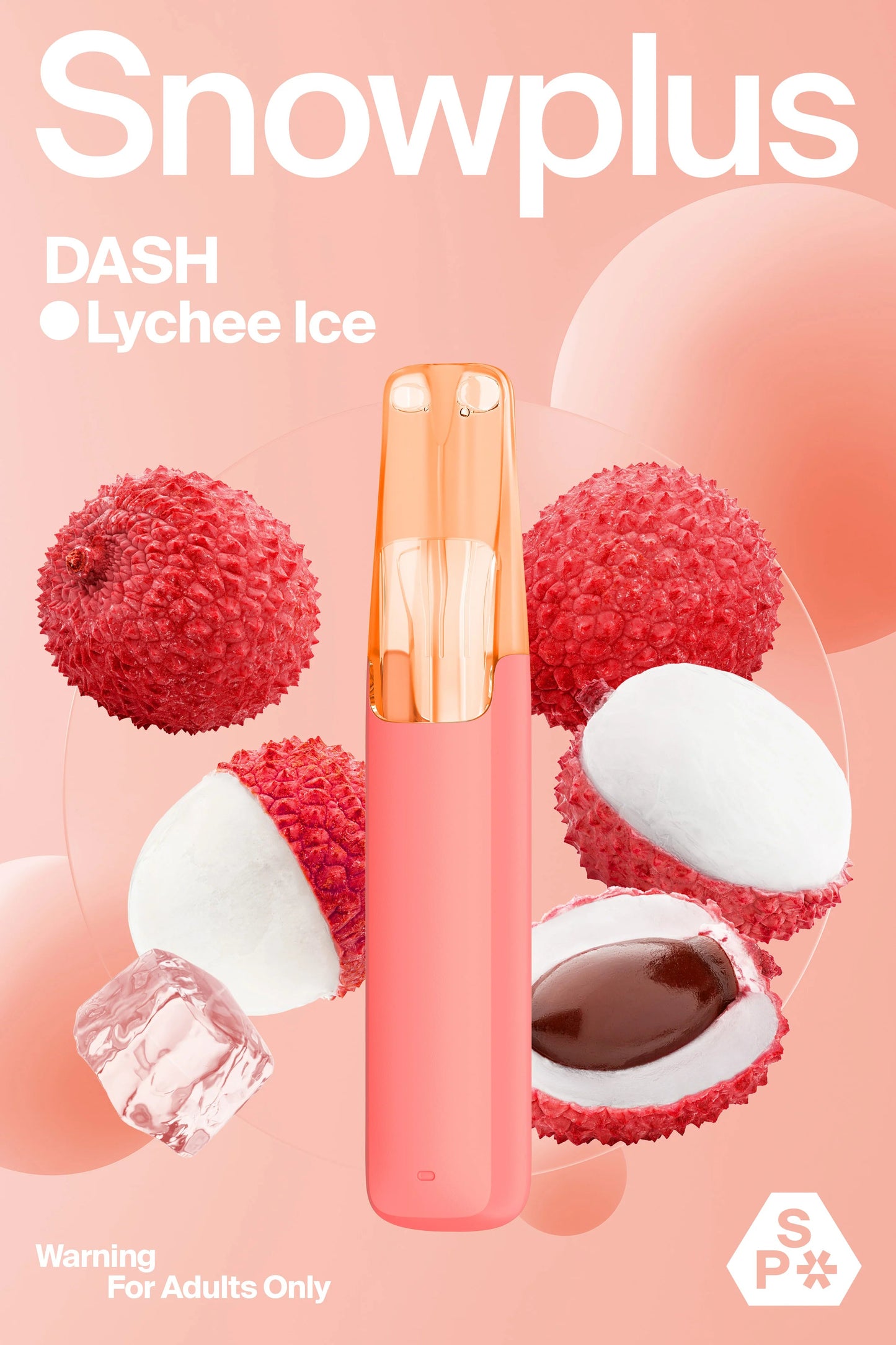 Snowplus DASH 4000 Puffs - Lychee Ice
