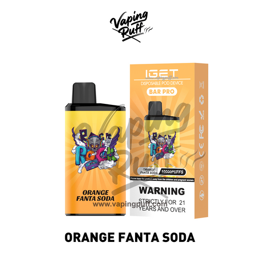 IGET Bar Pro 10000 Puffs - Orange Fanta Soda