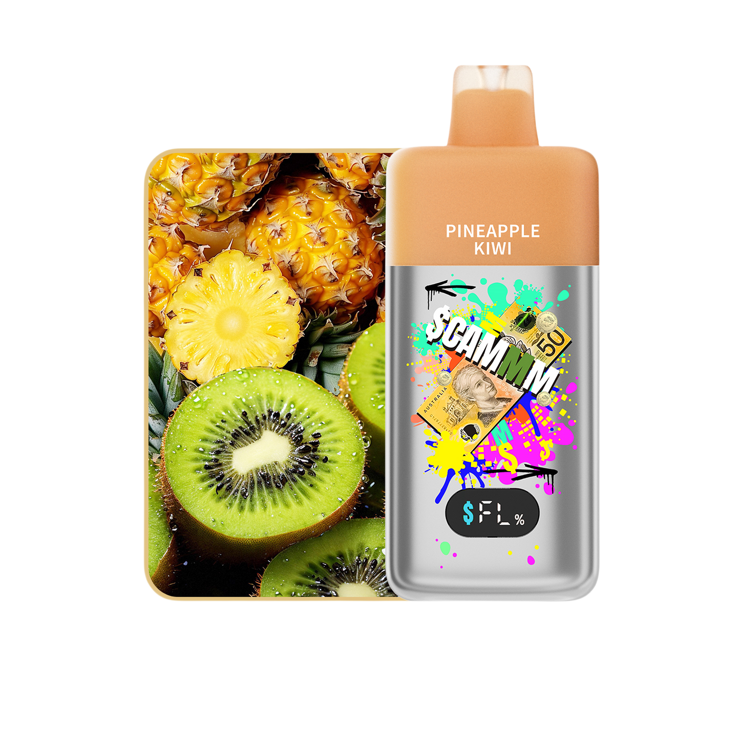 $cammm 15000 Puffs - Pineapple Kiwi