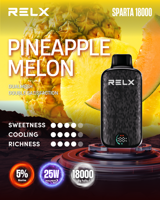 RELX Sparta 18000 Puffs - Pineapple Melon