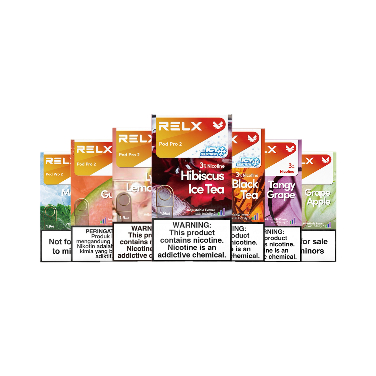 20 × Relx Pods $179.99 AUD