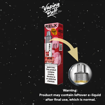 5 x Relx MagicGo 4000 Puffs $144.99 AUD