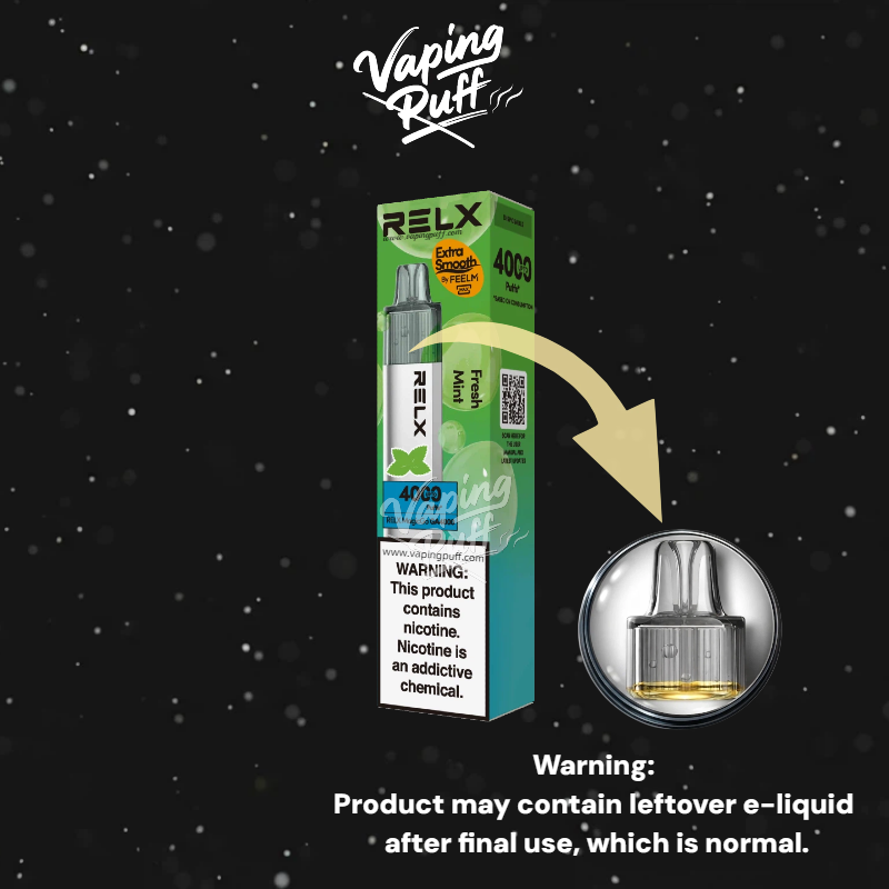 5 x Relx MagicGo 4000 Puffs $144.99 AUD