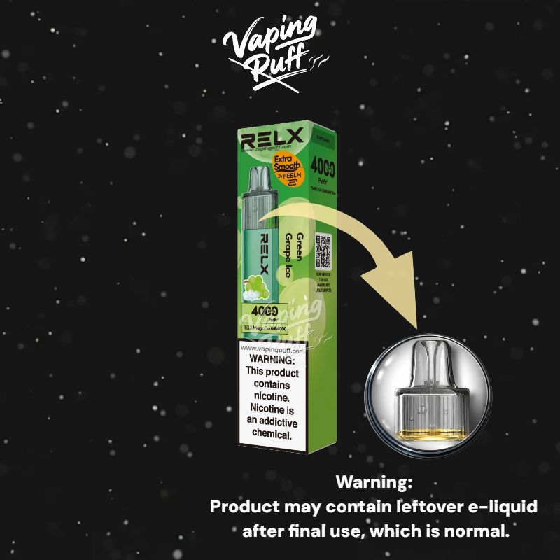 5 x Relx MagicGo 4000 Puffs $144.99 AUD