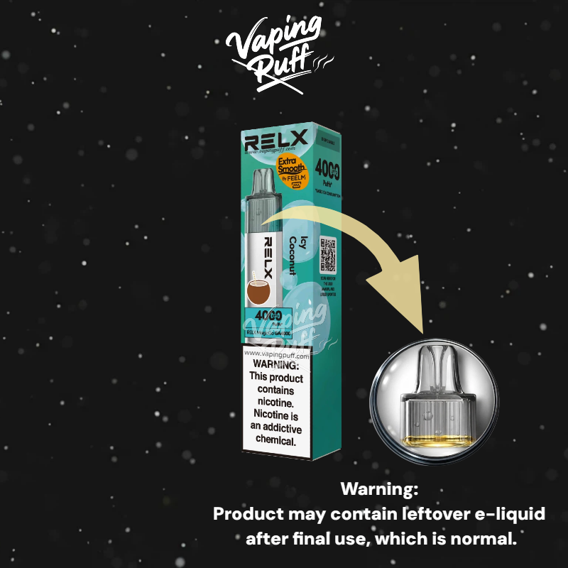 5 x Relx MagicGo 4000 Puffs $144.99 AUD