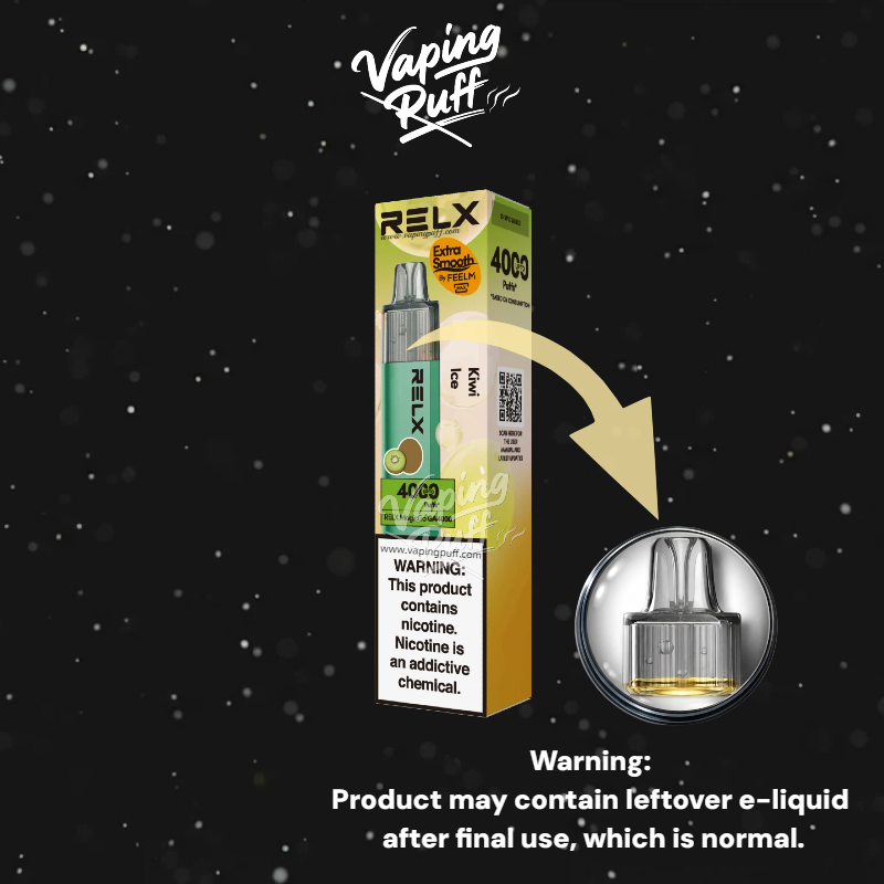 5 x Relx MagicGo 4000 Puffs $144.99 AUD