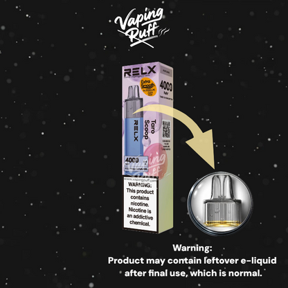 5 x Relx MagicGo 4000 Puffs $144.99 AUD