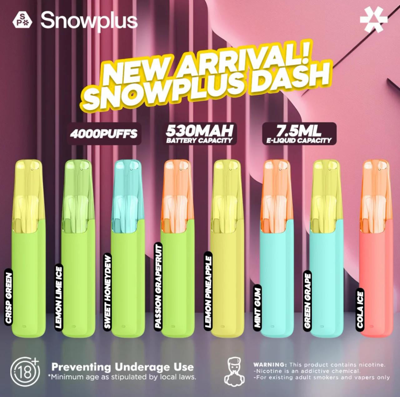 Snowplus DASH 4000 Puffs