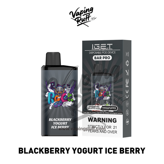 IGET Bar Pro 10000 Puffs disposable vape in Dynamic Mint ¨C buy online at VapingPuff Australia.