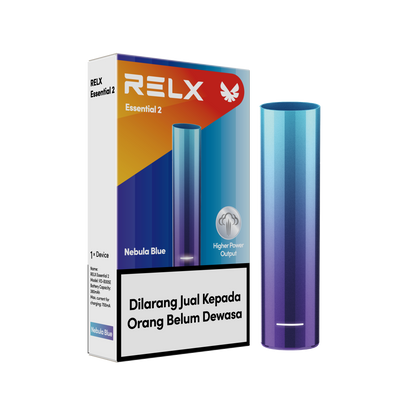 RELX Essential Device 2 – Nebula Blue rechargeable vape device. Shop VapingPuff with Melbourne same-day delivery & Australia-wide express postage to major cities.
