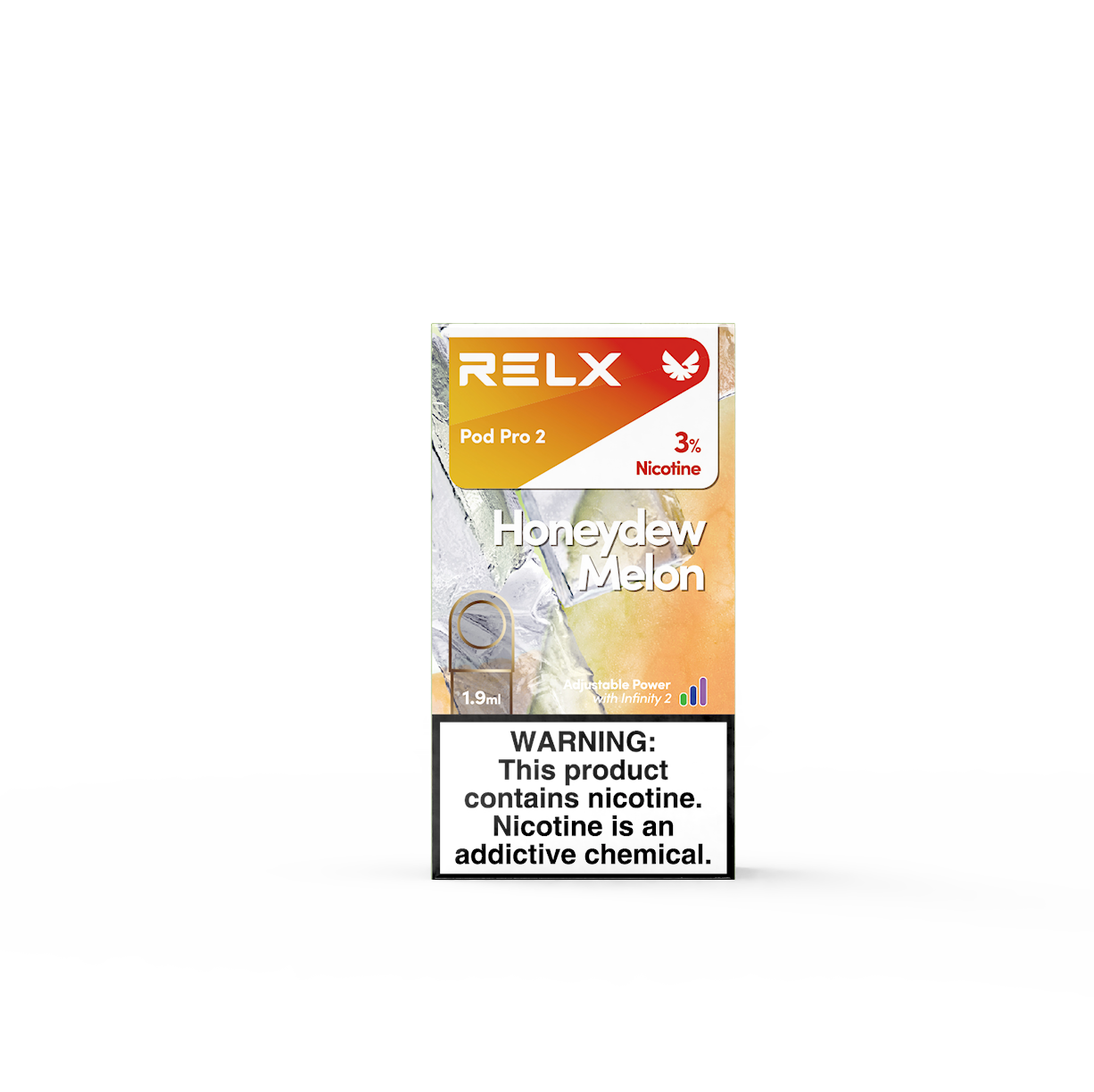 RELX Pod 650 puffs disposable vape in Honeydew Melon – buy online at VapingPuff Australia.
