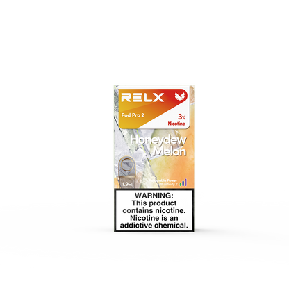 RELX Pod 650 puffs disposable vape in Honeydew Melon – buy online at VapingPuff Australia.

