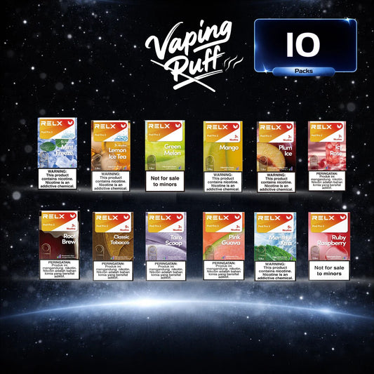 10 × Relx Pods $109.99 AUD