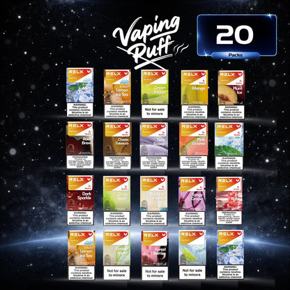 20 × Relx Pods $239.99 AUD