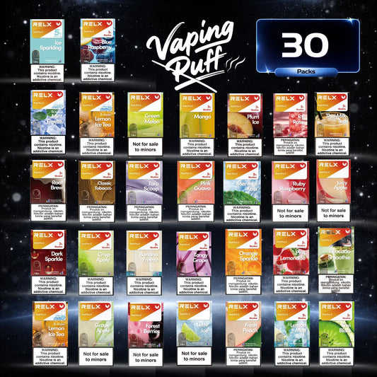 30 × Relx Pods $254.99 AUD