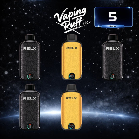 5 x RELX Sparta 18000 Puffs $164.99 AUD