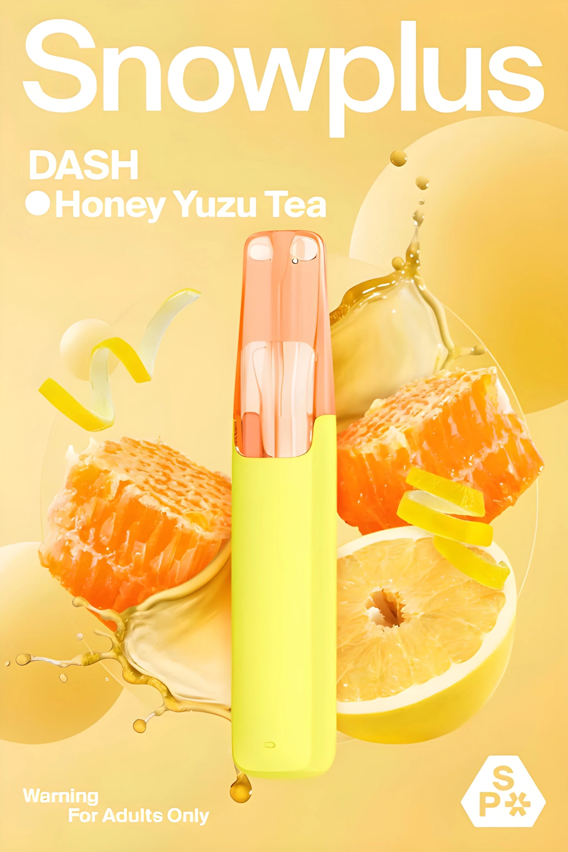 Snowplus DASH 4000 Puffs vape in Honey Yuzu Tea – available at VapingPuff with fast Australia shipping to Sydney, Brisbane, Adelaide, Hobart and same-day Melbourne delivery.